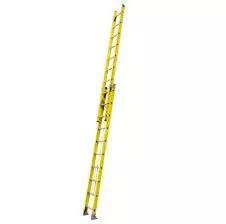 Escalera Telescopica Fibra Vidrio 3.75 / 6.50 Mts 24 Peldaños FIBERHAUS