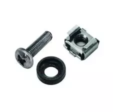 Juego De Pernos Golillas Tuercas Enjaulada P/ Rack 10und NET TRONIC