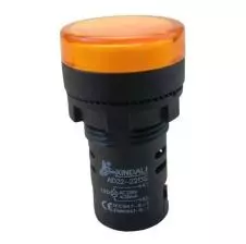 Piloto Led 22mm Ambar 24v Ac/Dc Ad22-22ds(A)