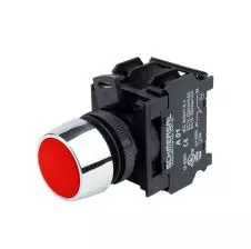 Piloto Led Rasante Rojo 22mm 220vca Nv222 Block Desmontable