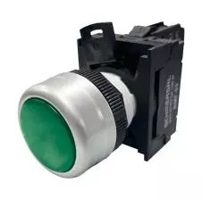 Piloto Led Rasante Verde 22mm 220vca / Ref.10807915 Rafix