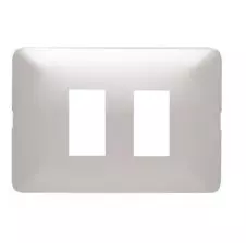 Placa 2 Puestos Gris Perla Matix Am503m2gp