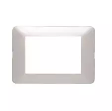 Placa Gris Perla Matix Gris Perla 3 Módulos