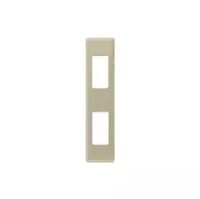 Placa Perfil 2 Modulos Aluminio Anodiz Magic 5367/2xa