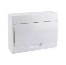 Tablero Sobrepuesto 12 Circuitos Tapa Blanca 12ways Ip40 TIBOX