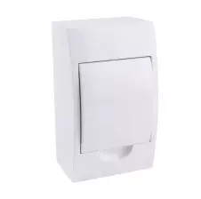 Tablero Sobrepuesto 4 Circuitos Tapa Blanca 4ways Ip40 TIBOX