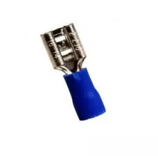 Terminal Hembra Azul 16-14 Awg(1.5mm²-2.5mm²) Diámetro 4.7 Mm