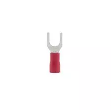 Terminal Horquilla Rojo 22-16 Awg(0.5mm²-1.5mm²) Diámetro 3.2 Mm GENERAL CONNECTOR