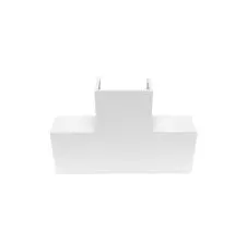 Curva T Plana 25x16mm Libre de Halogeno POWERDUCT