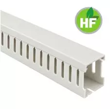 Canaleta Ranurada Libre Halógeno Gris 30x30mm (Ancho x Alto) 2 Metros LEIPOLD