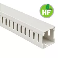 Canaleta Ranurada Libre Halógeno Gris 60x60mm (Ancho x Alto) 2 Metros LEIPOLD