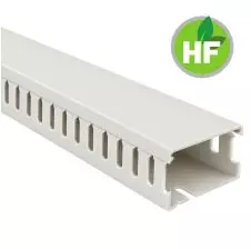 Canaleta Ranurada Libre Halógeno Gris 100x80mm (Ancho x Alto) 2 Metros LEIPOLD