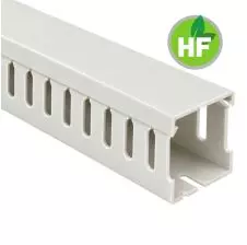 Canaleta Ranurada Libre Halógeno Gris 100x100mm (Ancho x Alto) 2 Metros LEIPOLD