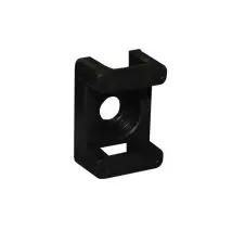 Bases Atornillable Negra 22x16mm bolsa 10 unidades GENERAL CONNECTOR