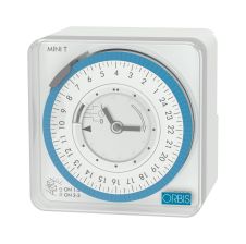 Reloj Horario Diario Análogo Sobrepuesto 16A 230VAC C/Reserva MINI QRD-T ORBIS