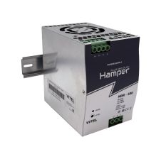 Fuente de Poder 220VAC / 24VDC 480W 20A Riel DIN HAMPER
