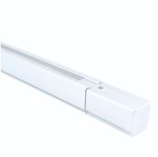 Riel Energizado Monofásico 1 Metro con Caja de Conexión Negro VTEC