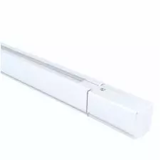 Riel Energizado Monofásico 1 Metro con Caja de Conexión Blanco VTEC