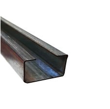 Riel 19x35x15mm Zincado Liso Tira 1.5 Mts. POWERDUCT