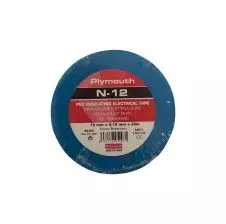 Cinta Aislante Pvc Corriente 19mmx20m Azul R/Llama N-12 600v 85°c Ul PLYMOUTH