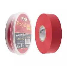 Cinta Aislad.Pvc Profes.19mmx20m Rojo Pro-36c-5714 Ul-Sa