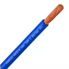 Cable EVA 4mm2 Libre de Halógeno H07Z1-K Azul x Metro PROVEEDORES NACIONALES