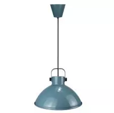 Lampara Colgante Decorativa Industrial Celeste & Negro Matte E-27 220VAC VTEC