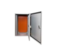 Tablero Eléctrico Metálico + Contrapuerta 400x300x200mm IP65 RAL 7035 TIBOX