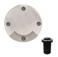 Foco Piso Embutido ∅105x165mm 1 Salida de Luz IP67 GU-10 VTEC