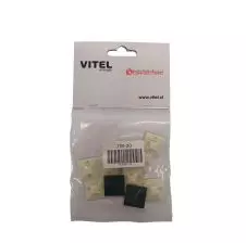 Bases Adhesivas Blanca 30x30mm para amarra cable bolsa 10 Und. GENERAL CONNECTOR