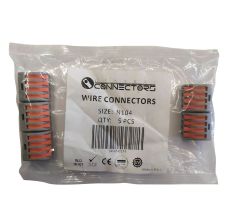 Conector Rápido 4 Cables 0.08 A 4mm² Bolsa 5 Unid.