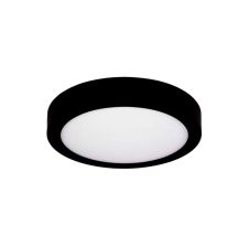 Plafón Sobrepuesto LED Circular Tri-White 18W 1260 Lúmenes 240VAC IP20 Negro VTEC