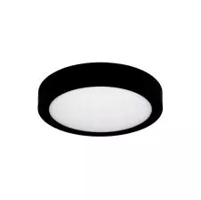 Plafón Sobrepuesto LED Circular Tri-White 18W 1260 Lúmenes 240VAC IP20 Negro VTEC