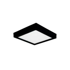 Plafón Sobrepuesto LED Cuadrado Tri-White 18W 1260 Lúmenes 240VAC IP20 Negro VTEC
