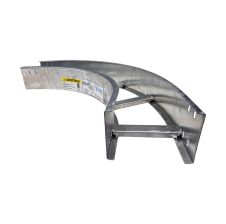 Curva Horiz.200x100mm X 1.2mm P/E.P.C Galv