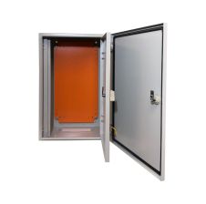 Tablero Eléctrico Metálico + Contrapuerta 700x500x250mm IP65 RAL 7035 TIBOX