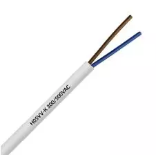 Cordón Flexible H05VV-F Multipolar 2x0.75mm2 Blanco R-100Mts REVI