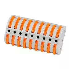 Conector Rápido Doble Fila 8P 32A 600VAC hasta 4mm2