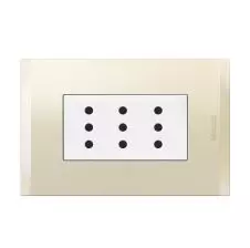 Enchufe Triple 2P+T 10A Nobile Perla AF2113E3BNA BTICINO