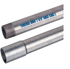 Tubería Conduit Rígida Galvanizada RMC 1 1/2'' x 3 Metros ANSI C80.1 POWERDUCT