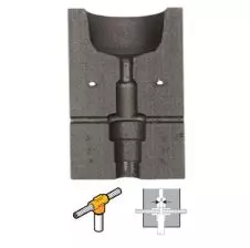 Molde De Grafito Para Barra Tierra 3/4 Tipo T 25mm (4awg) FLETCHER