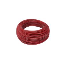 Cable Silicona 2.5mm2 Rojo Rollo-100mts