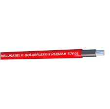 Cable Solarflex H1Z2Z2-K 6mm2 Rojo Libre de Halógeno 1800 VDC HELUKABEL