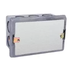 Caja Pvc Embutido Recto 5/8 Oreja Metálicapara Hormigón 10 Salidas Gris PROVEEDORES NACIONALES