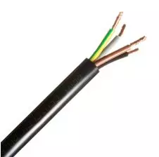 Cordón Flexible H05VV-F Multipolar 4x1.5mm2 Negro x Metro REVI