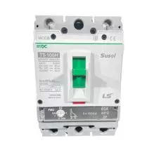 Interruptor Automático Caja Moldeada DC Regulable 4x64-80A 40kA TS100H FMU 1000VDC