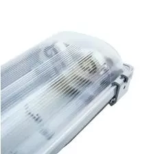 Luminaria Hermetica Doble Industrial para Tubo LED 1200mm IP65 VTEC