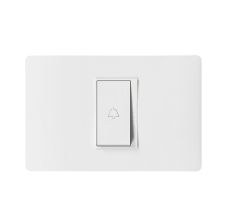 Interruptor Pulsador Timbre 10A LUZICA Blanco PU1102 BTICINO