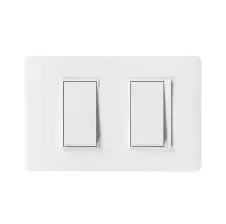 Interruptor Doble 9/15 10A LUZICA Blanco PU1200 BTICINO