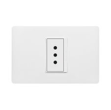 Enchufe Simple 10A LUZICA Blanco PU1113 BTICINO